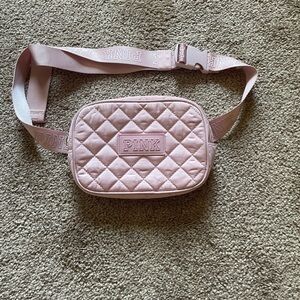 Victorias Secret PINK Limited Edition Quilted Fabric Belt Bag Fanny Pack